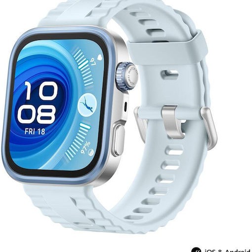 Huawei Watch Fit 4 Pro Aluminium 45mm Αδιάβροχο με Παλμογράφο (Μπλε)