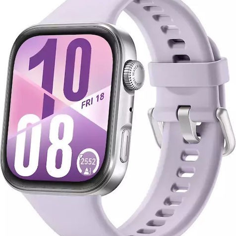 Huawei Watch Fit 4 43mm Αδιάβροχο με Παλμογράφο (Μωβ)