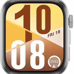 Huawei Watch Fit 4 43mm Αδιάβροχο με Παλμογράφο (Λευκό)