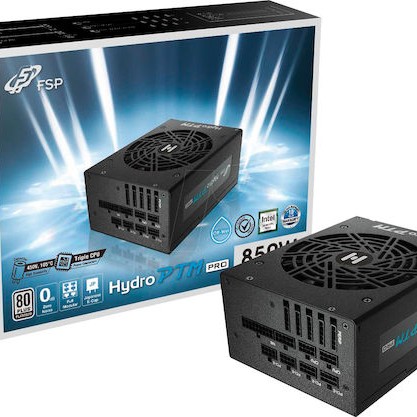 FSP/Fortron Hydro PTM Pro 850W Μαύρο Τροφοδοτικό Υπολογιστή Full Modular 80 Plus Platinum