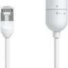 Ubiquiti F/UTP Cat.6a Καλώδιο Δικτύου Ethernet 0.15m Λευκό 2τμχ
