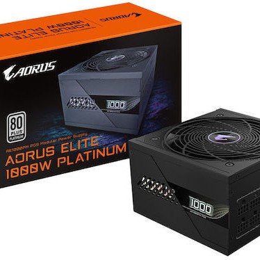 Gigabyte Aorus Elite P1000W 1000W Μαύρο Τροφοδοτικό Υπολογιστή Full Modular 80 Plus Platinum