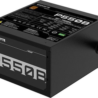 Gigabyte P550B 550W Μαύρο Τροφοδοτικό Υπολογιστή Full Wired 80 Plus Bronze