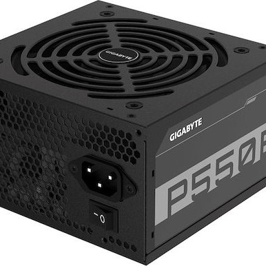 Gigabyte P550B 550W Μαύρο Τροφοδοτικό Υπολογιστή Full Wired 80 Plus Bronze