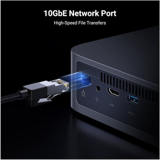 Ugreen DXP480T Plus NAS Tower με 4 θέσεις για SSD