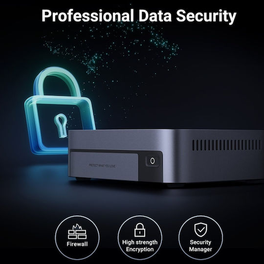 Ugreen DXP480T Plus NAS Tower με 4 θέσεις για SSD