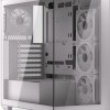 Krux Exo Gaming Midi Tower Κουτί Υπολογιστή με Πλαϊνό Παράθυρο και ARGB Φωτισμό Λευκό