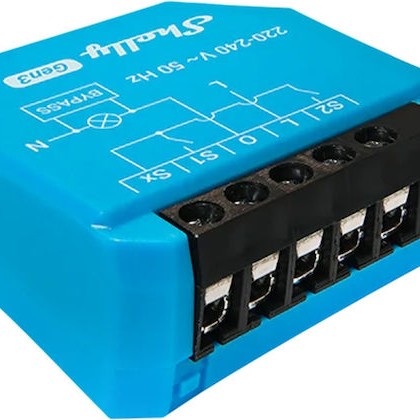 Shelly Gen3 Ενδιάμεσος Διακόπτης