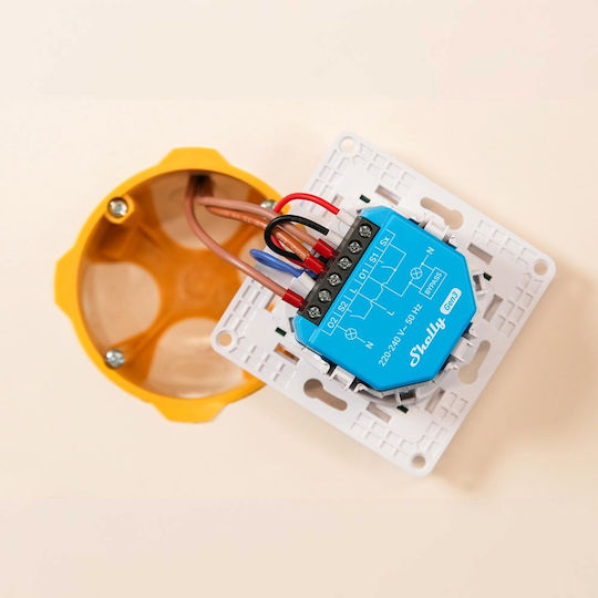 Shelly Gen3 Smart Ενδιάμεσος Διακόπτης με Wi-Fi και Bluetooth