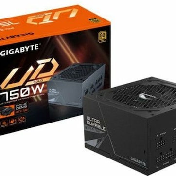 Gigabyte UD750GM rev. 1.0 750W Μαύρο Τροφοδοτικό Υπολογιστή Full Modular 80 Plus Gold
