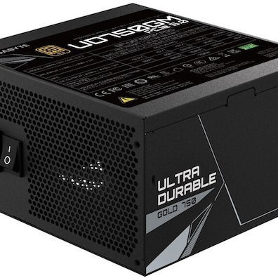 Gigabyte UD750GM rev. 1.0 750W Μαύρο Τροφοδοτικό Υπολογιστή Full Modular 80 Plus Gold