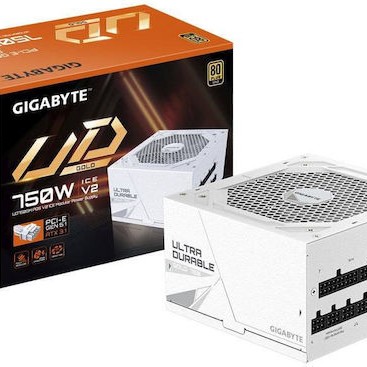 Gigabyte UD750GM rev. 1.0 750W Λευκό Τροφοδοτικό Υπολογιστή Full Modular 80 Plus Gold