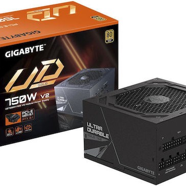 Gigabyte UD750GM PG5 rev. 2.0 750W Μαύρο Τροφοδοτικό Υπολογιστή Full Modular 80 Plus Gold