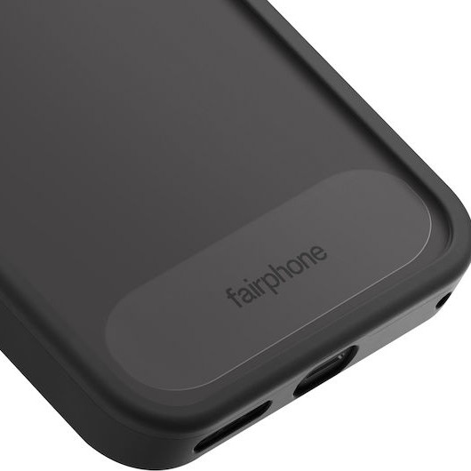 Fairphone Original Case Fairphone 6 In Semi-rigid Silicone Reinforced Edges Black