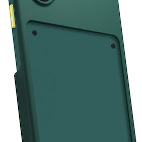 Fairphone Original Fairphone 6 Semi-rigid Silicone Protection Case Reinforced Edges Vert Forêt