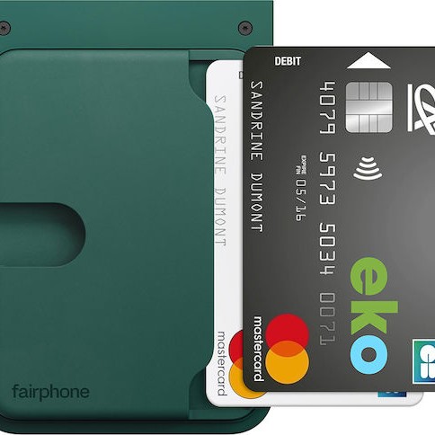 Fairphone Card Holder Fairphone 6 Modular Plastic 3 Cards Vert Forêt
