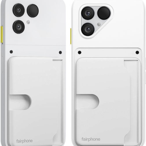 Fairphone Card Holder Fairphone 6 Modular In Plastic 3 Cards White