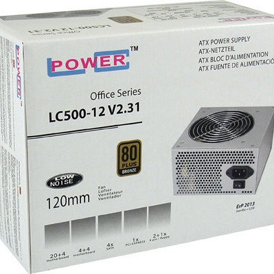 LC-Power LC500-12 rev. 2.31 400W Μαύρο Τροφοδοτικό Υπολογιστή Full Wired 80 Plus Bronze