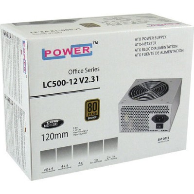 LC-Power LC500-12 rev. 2.31 400W Μαύρο Τροφοδοτικό Υπολογιστή Full Wired 80 Plus Bronze