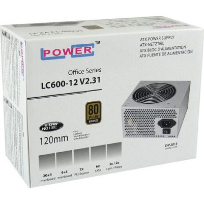 LC-Power LC600-12 rev. 2.31 450W Μαύρο Τροφοδοτικό Υπολογιστή Full Wired 80 Plus Bronze