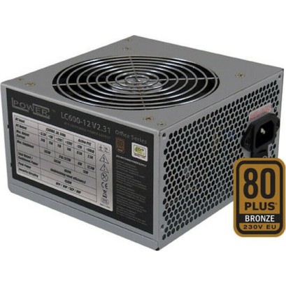 LC-Power LC600-12 rev. 2.31 450W Μαύρο Τροφοδοτικό Υπολογιστή Full Wired 80 Plus Bronze