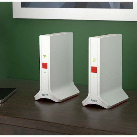 AVM WiFi Mesh Network Access Point Wi‑Fi 6 Dual Band (2.4 & 5GHz) σε Διπλό Kit