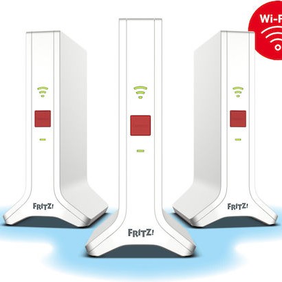 AVM WiFi Mesh Network Access Point Wi‑Fi 6 Dual Band (2.4 & 5GHz) σε Τριπλό Kit