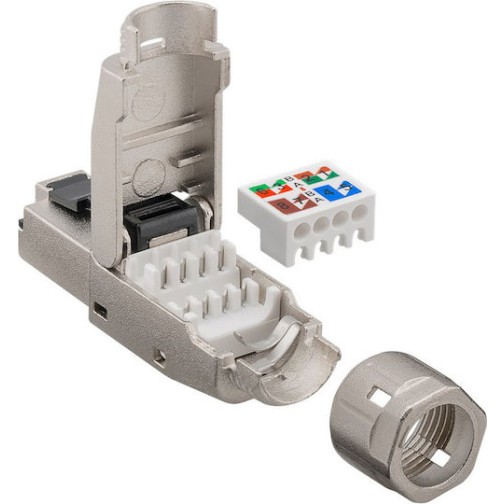 Goobay Βύσμα RJ-45 male STP tool-free (61130)