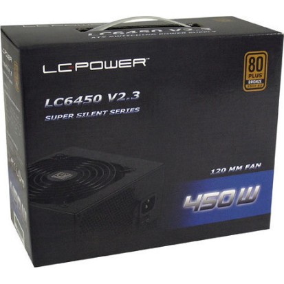 LC-Power LC6450 rev. 2.3 450W Μαύρο Τροφοδοτικό Υπολογιστή Full Wired 80 Plus Bronze