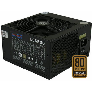 LC-Power LC6550 rev. 2.3 550W Μαύρο Τροφοδοτικό Υπολογιστή Full Wired 80 Plus Bronze