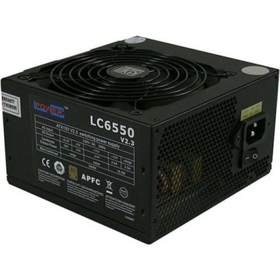 LC-Power LC6550 rev. 2.3 550W Μαύρο Τροφοδοτικό Υπολογιστή Full Wired 80 Plus Bronze