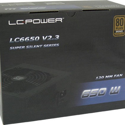 LC-Power LC6650 rev. 2.3 650W Μαύρο Τροφοδοτικό Υπολογιστή Full Wired 80 Plus Bronze