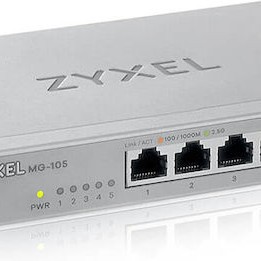 Zyxel XMG-105 Unmanaged L2 Switch με 5 Θύρες Gigabit (1Gbps) Ethernet