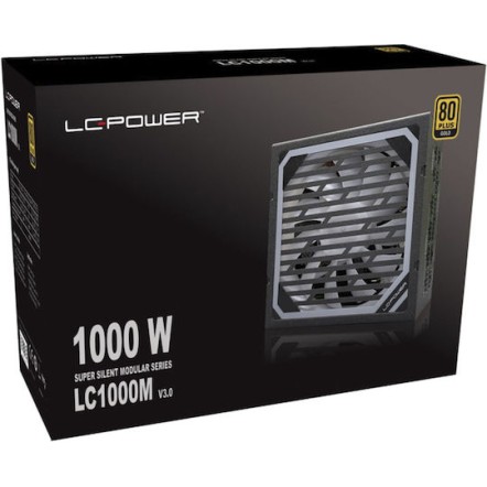 LC-Power LC100M rev. 3.0 1000W Μαύρο Τροφοδοτικό Υπολογιστή Full Modular 80 Plus Gold