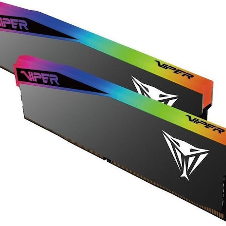 Patriot Viper Rgb Elite DDR5 48GB RAM με 2x24GB Modules και Ταχύτητα 6000 για Desktop