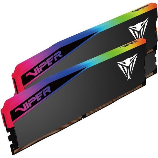 Patriot Viper Rgb Elite DDR5 48GB RAM με 2x24GB Modules και Ταχύτητα 6000 για Desktop