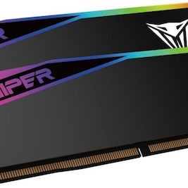 Patriot Viper RGB Elite 5 Ultra DDR5 32GB RAM με Modules και Ταχύτητα 6000 για Desktop