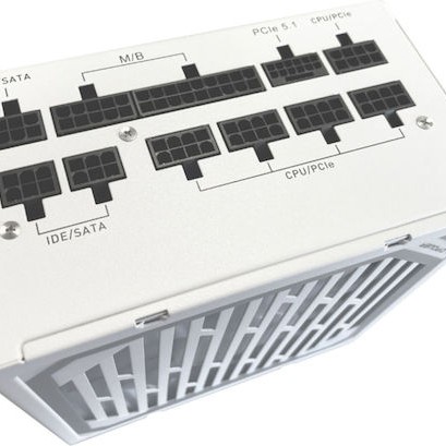 LC-Power LC1000MW rev. 3.1 1000W Λευκό Τροφοδοτικό Υπολογιστή Full Modular 80 Plus Gold