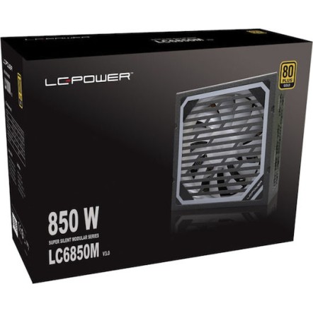 LC-Power LC6850M rev. 3.0 850W Μαύρο Τροφοδοτικό Υπολογιστή Full Modular 80 Plus Gold