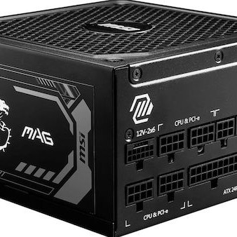 MSI MAG A1000GL PCIE5 1000W Μαύρο Τροφοδοτικό Υπολογιστή Full Modular 80 Plus Gold