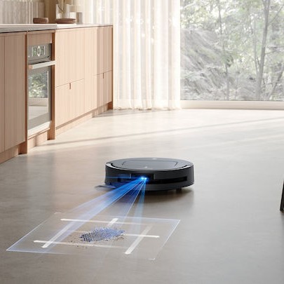 Ecovacs Deebot T80 Omini Σκούπα Ρομπότ για Σκούπισμα & Σφουγγάρισμα με Χαρτογράφηση και Wi-Fi Μαύρη