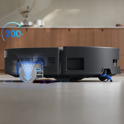 Ecovacs Deebot T80 Omini Σκούπα Ρομπότ για Σκούπισμα & Σφουγγάρισμα με Χαρτογράφηση και Wi-Fi Μαύρη