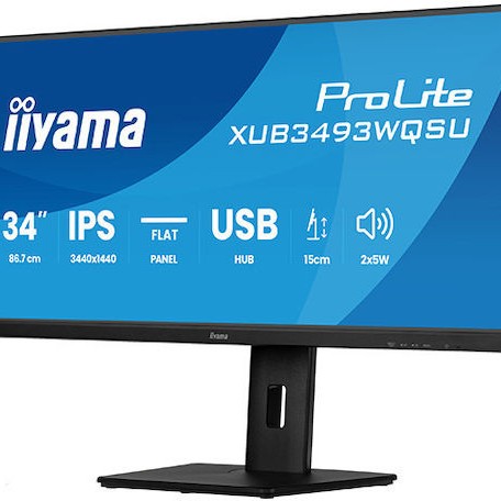 Iiyama XUB3493WQSU-B6 IPS Monitor 34