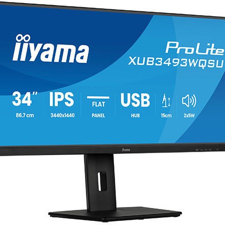 Iiyama XUB3493WQSU-B6 IPS Monitor 34