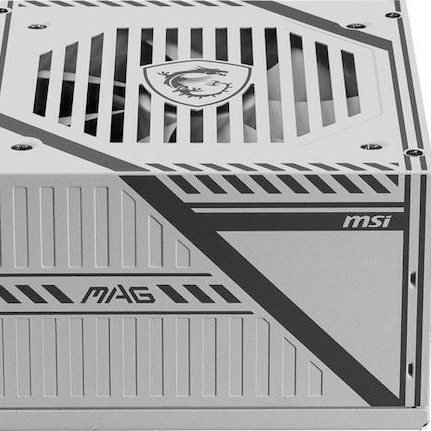 MSI MAG A650BNL 650W Λευκό Τροφοδοτικό Υπολογιστή Full Wired 80 Plus Bronze