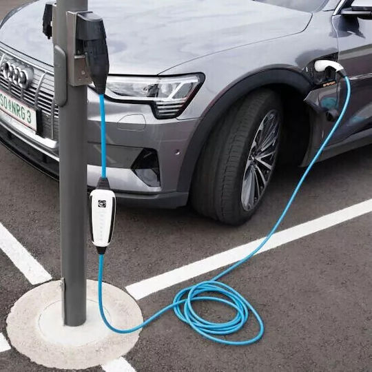 Nrgkick 16A Light Pure Φορητός Τριφασικός Σταθμός Φόρτισης 11kW με Ενσωματωμένο Καλώδιο Type 2