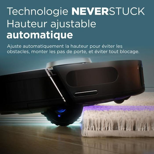 Shark Σκούπα Ρομπότ για Σκούπισμα & Σφουγγάρισμα με Wi-Fi Μαύρη