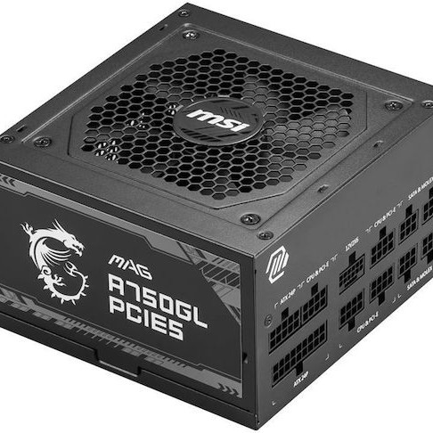 MSI MAG A750GL PCIE5 750W Μαύρο Τροφοδοτικό Υπολογιστή Full Modular 80 Plus Gold