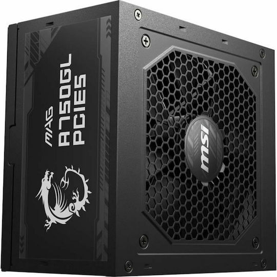 MSI MAG A750GL PCIE5 750W Μαύρο Τροφοδοτικό Υπολογιστή Full Modular 80 Plus Gold
