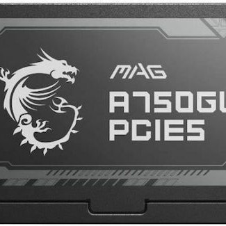 MSI MAG A750GL PCIE5 750W Μαύρο Τροφοδοτικό Υπολογιστή Full Modular 80 Plus Gold